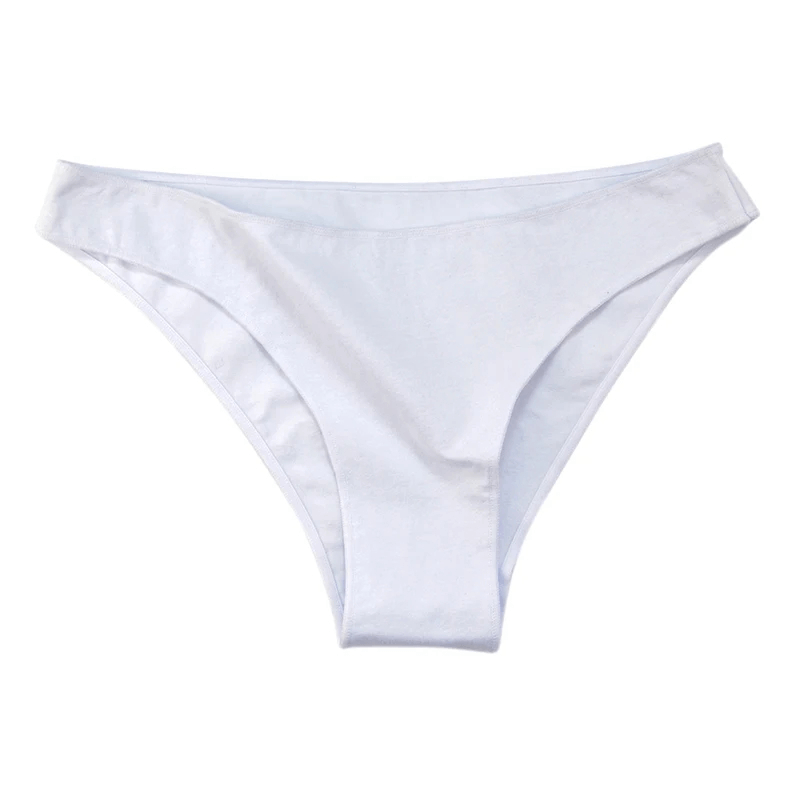 Breathable Women's Low-Rise White Cotton Briefs SF2178, sleek design with a comfortable fit, perfect for everyday simplicity and style.